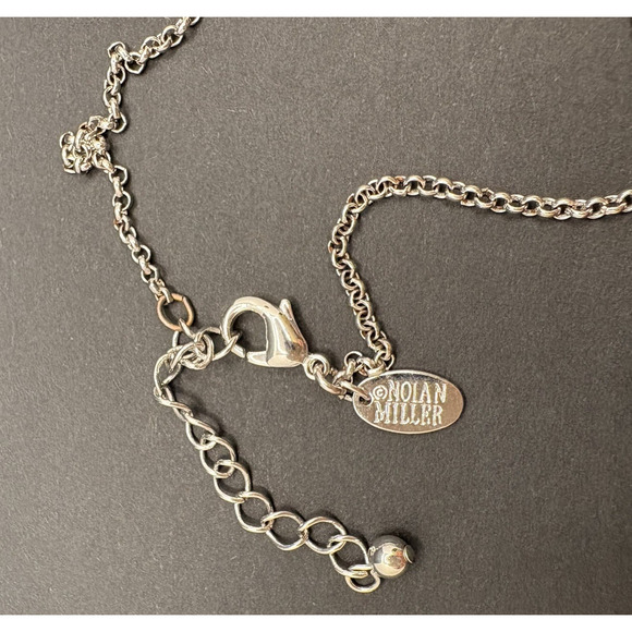 Vintage Nolan Miller Glamour Collection True Love Heart Floral Crystal Necklace - Picture 6 of 7